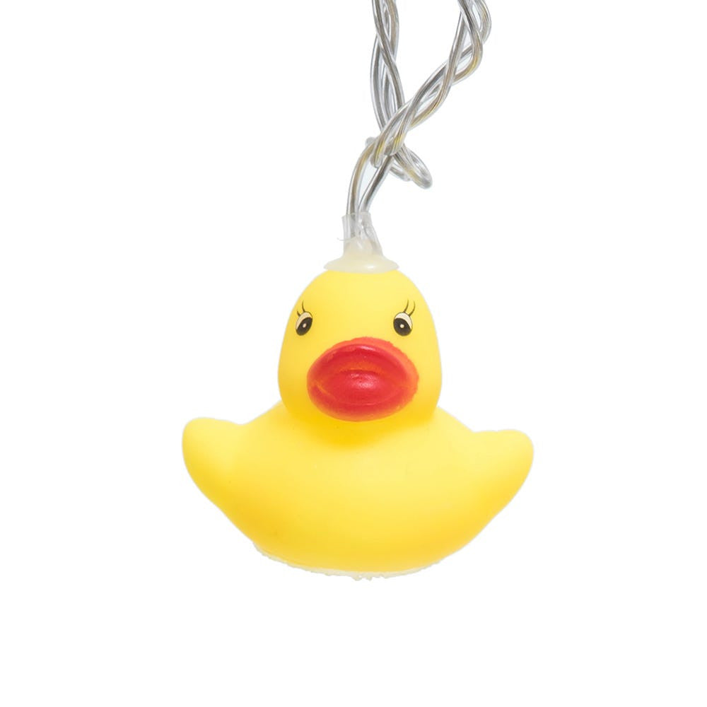 6' UL 10L Yellow Duck Warm White LED Connectible Light Set