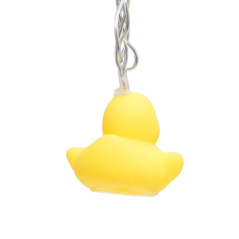 6' UL 10L Yellow Duck Warm White LED Connectible Light Set