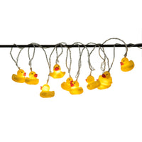 6' UL 10L Yellow Duck Warm White LED Connectible Light Set