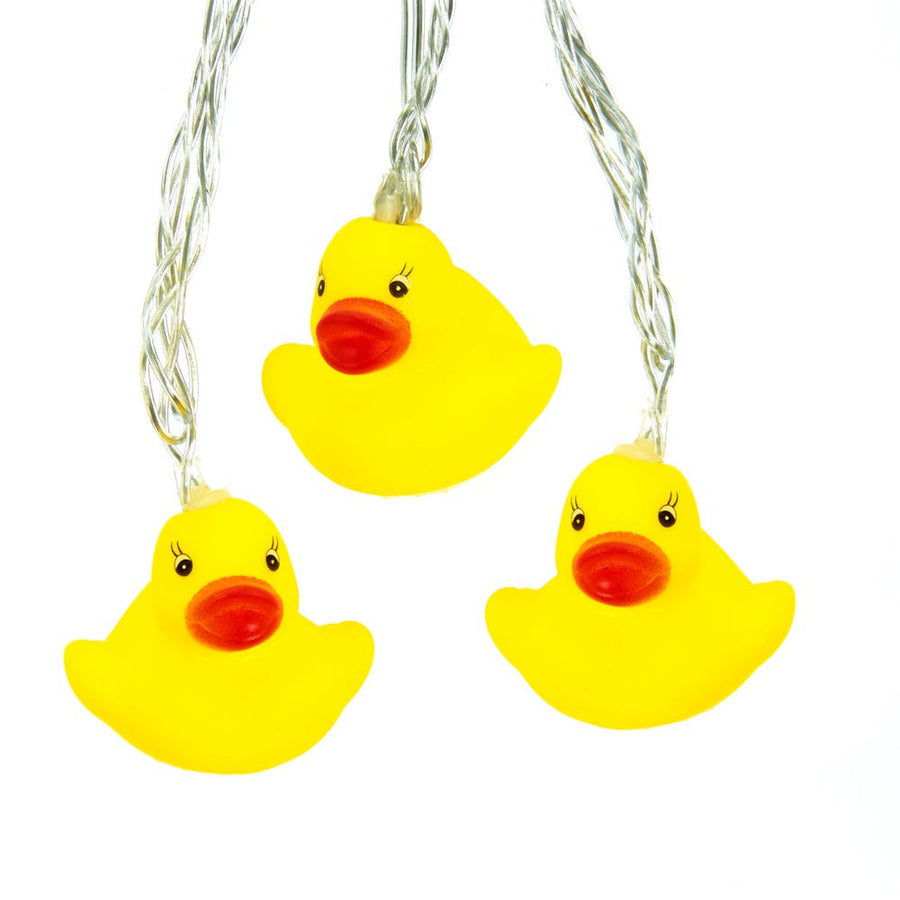 6' UL 10L Yellow Duck Warm White LED Connectible Light Set