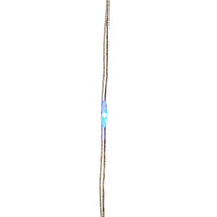 9.75' 200-Light Silver Nylon Canopy Light With Multicolor LED Lights