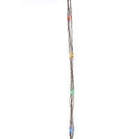 9.75' 200-Light Silver Nylon Canopy Light With Multicolor LED Lights