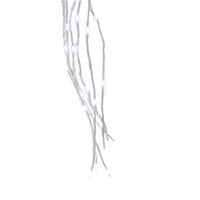 7' 120-Light White Fuzzy Multi-Strand With Cool White LED Lights