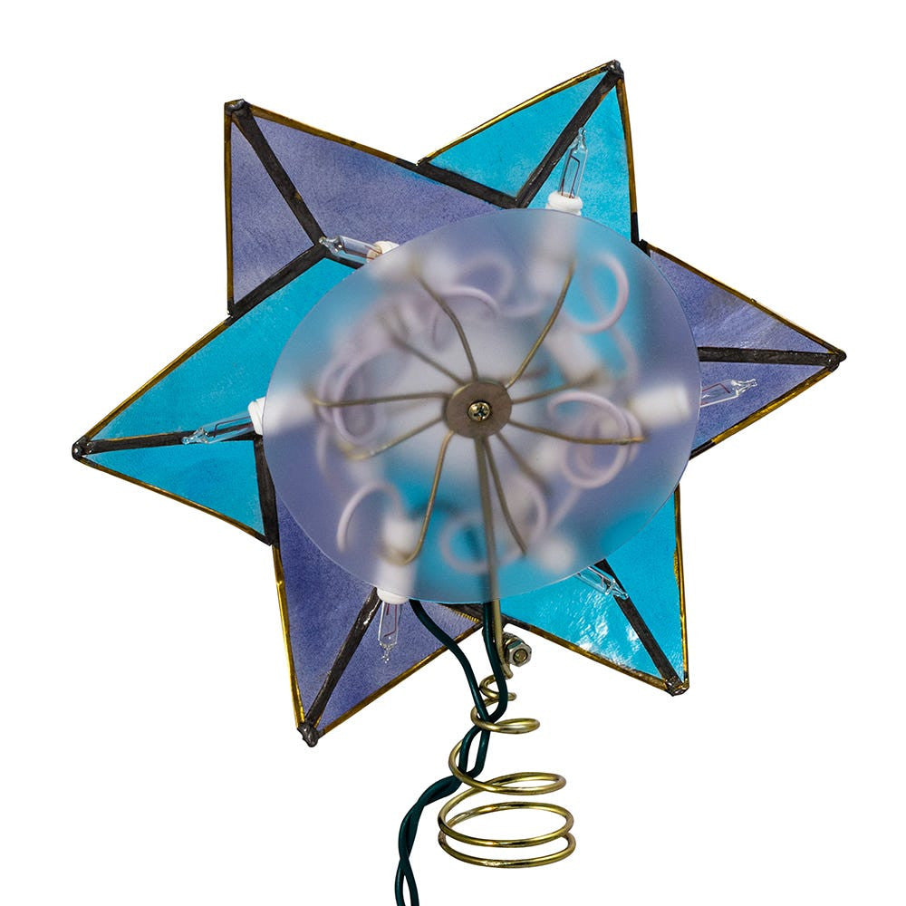 8.5" UL 10L Capiz Star Of David Treetop