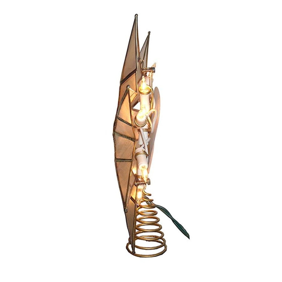 9" UL 10L Capiz Gold Star Treetop