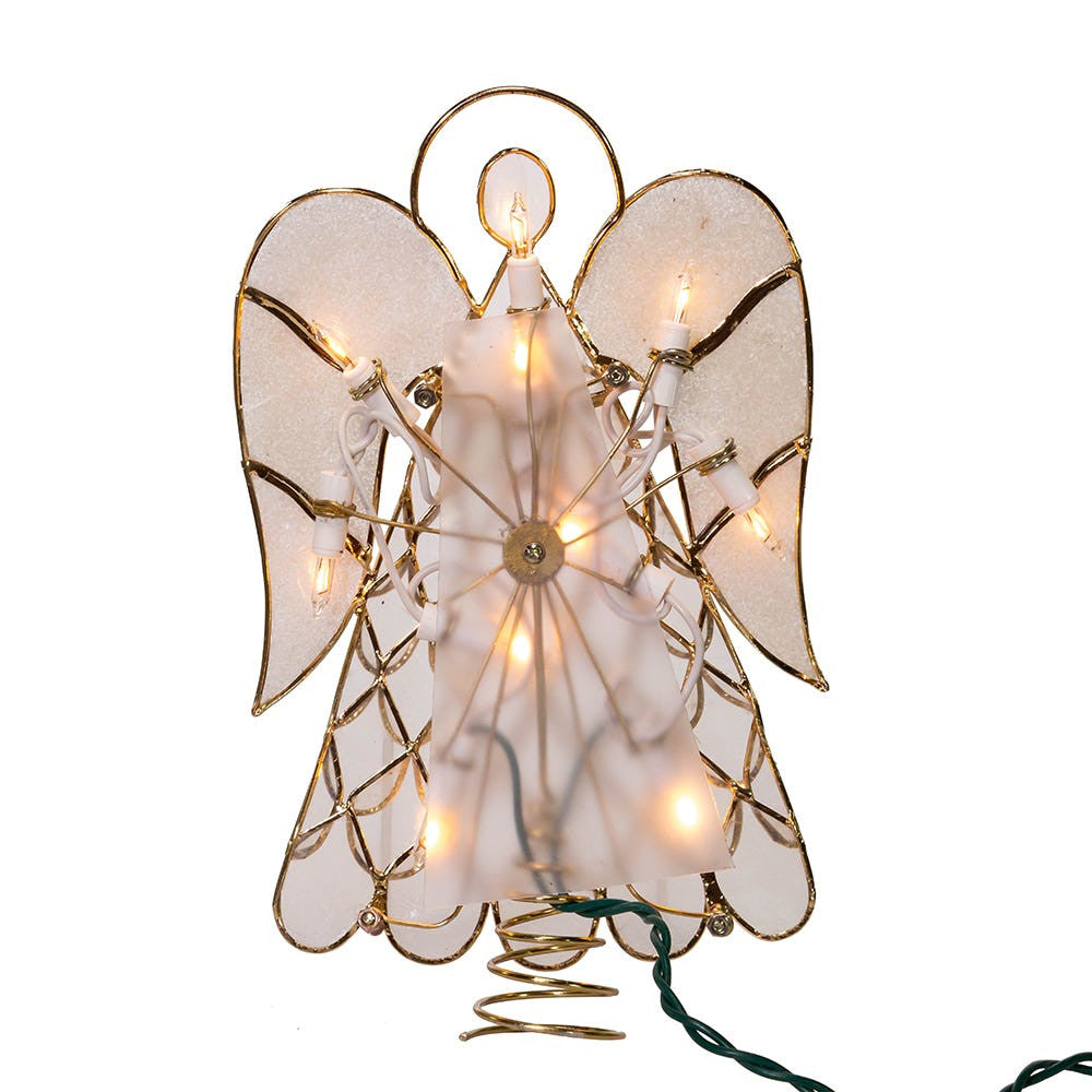 9.5" UL 10L Capiz Angel Treetop
