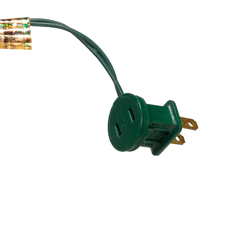 8.75" UL 10L 12-Point Capiz Gold Star Treetop