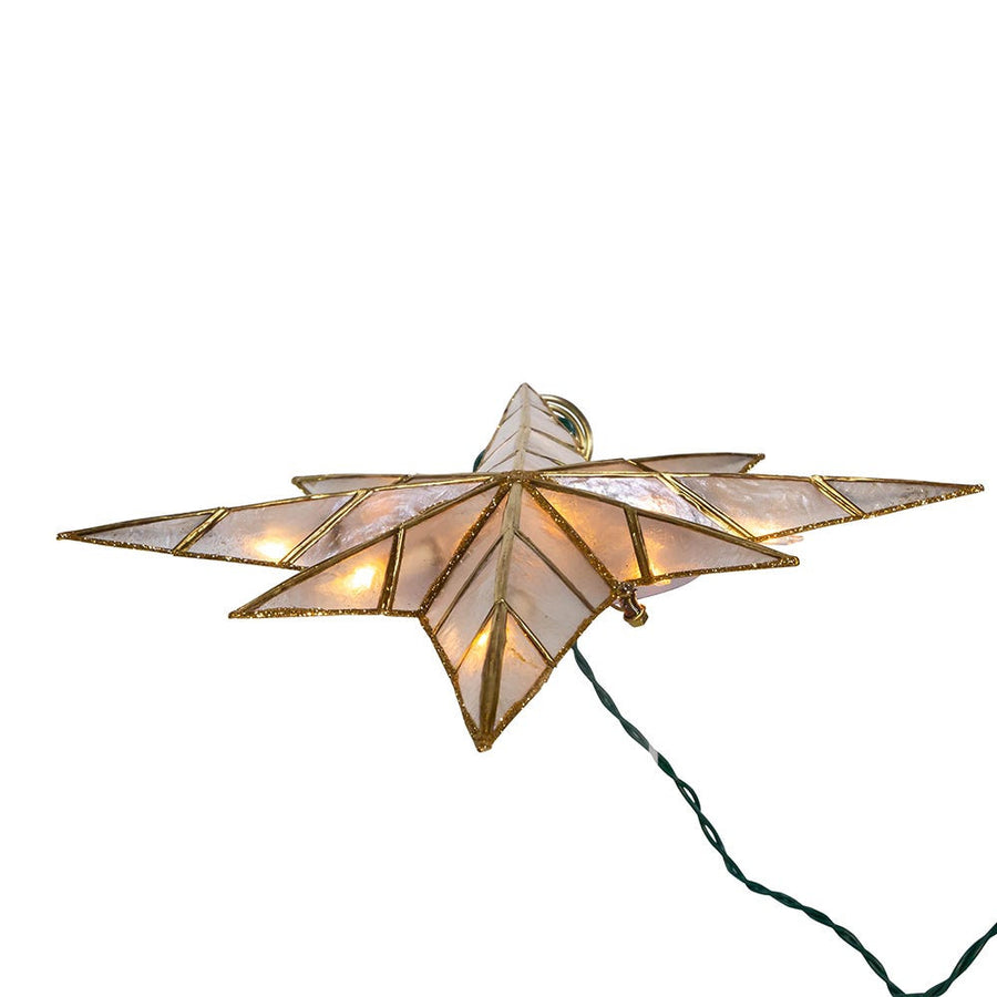12" UL 10L Capiz Bethlehem Star Treetop