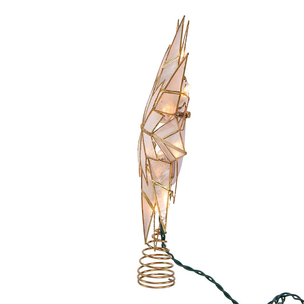 9.65" UL 10L Capiz Star Treetop