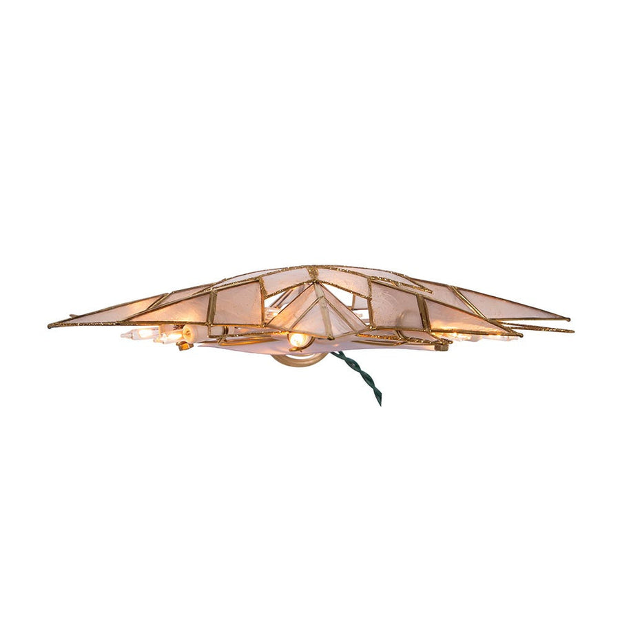 9.65" UL 10L Capiz Star Treetop