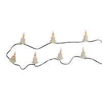 12' UL 7L C7 Flicker Flame Candle Light Set