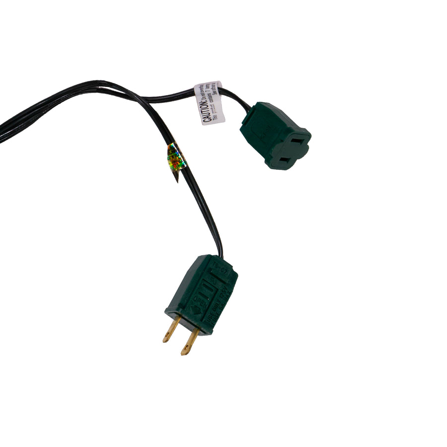 10' UL 7-Light C7 Multicolored Bubble Light Set