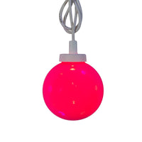 9' UL 10L Multicolor LED Opaque G50 Connectible White Wire Light Set