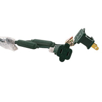 24.5' UL 50L Blue 5MM LED Connectible Light Set With Green Wire