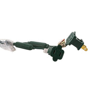 24.5' UL 50L Red 5MM LED Connectible Light Set With Green Wire