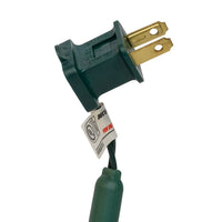 24.5' UL 50L Red, Green & Pure White Frosted 5MM LED Connectible Light Set With Green Wire