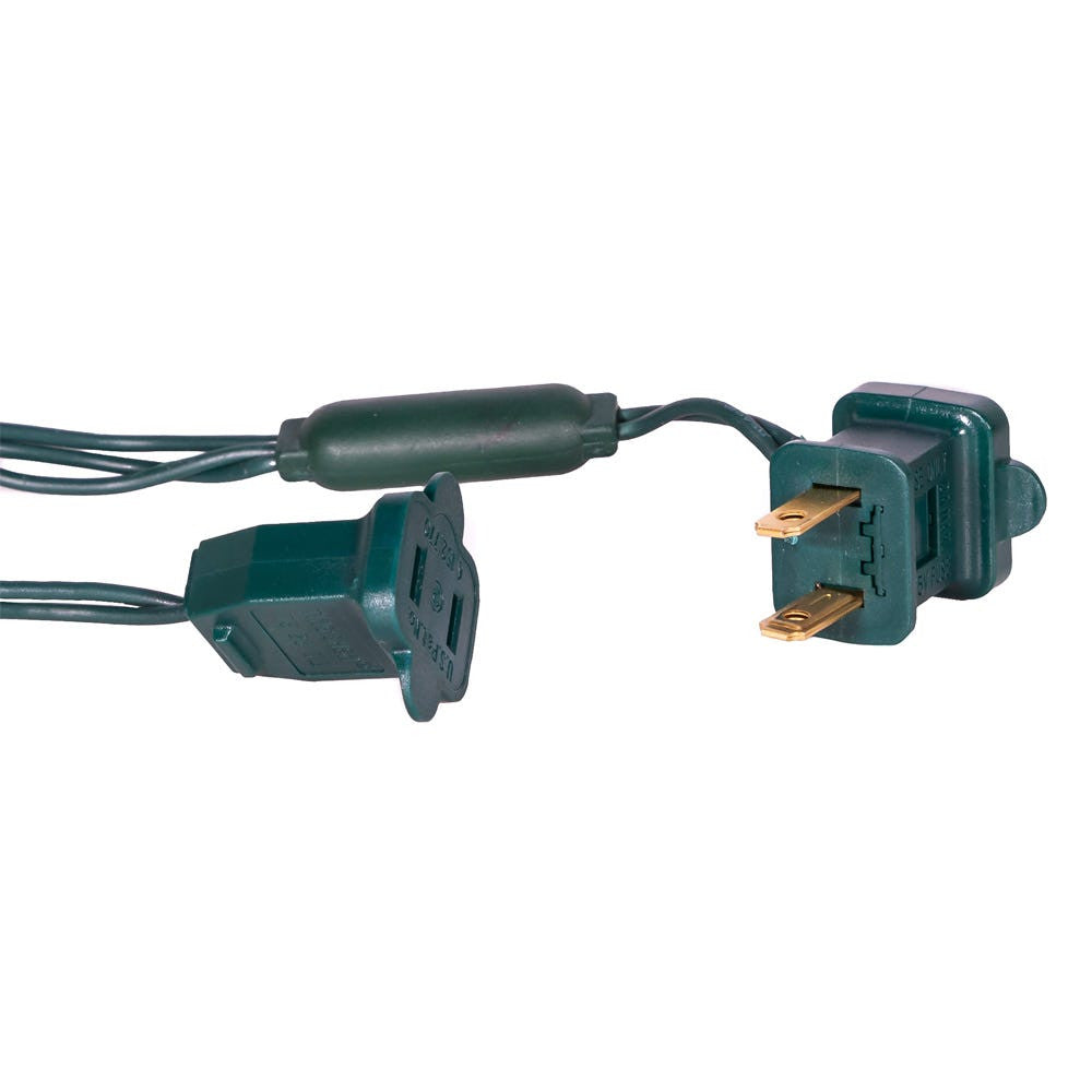 12' UL 35L Multicolor G12 LED Connectible Light Set With Green Wire