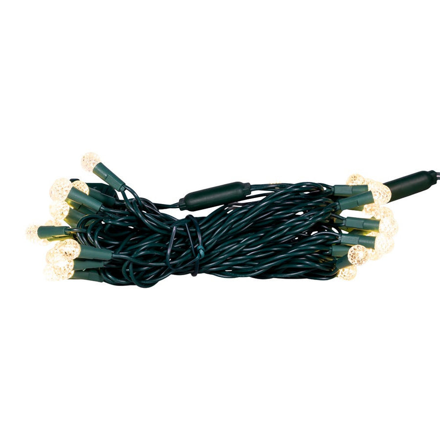 12' UL 35L Warm White G12 LED Connectible Light Set With Green Wire