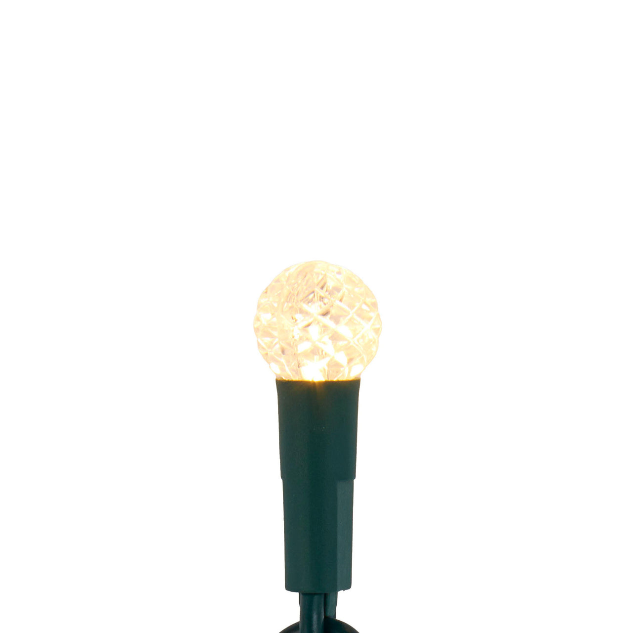 12' UL 35L Warm White G12 LED Connectible Light Set With Green Wire