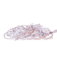 7.5' UL 70L Cool White Soft Twinkle 5MM LED Connectible Icicle String Light With White Wire