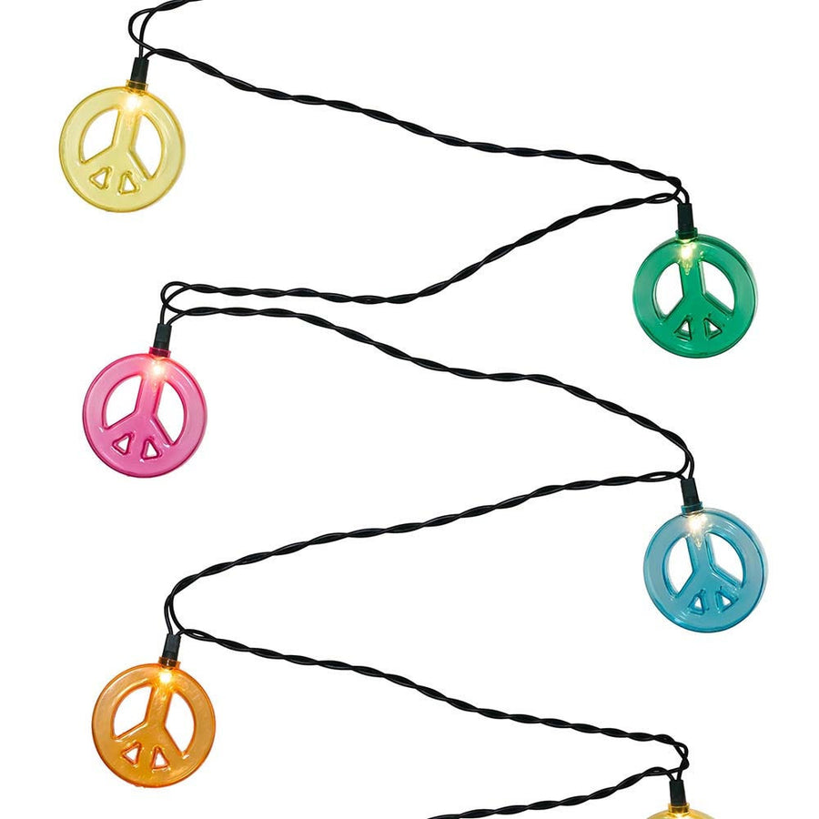 9' UL 10L Peace Sign Light Set