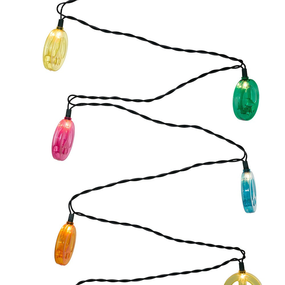 9' UL 10L Peace Sign Light Set