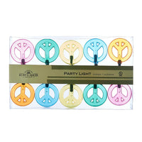9' UL 10L Peace Sign Light Set