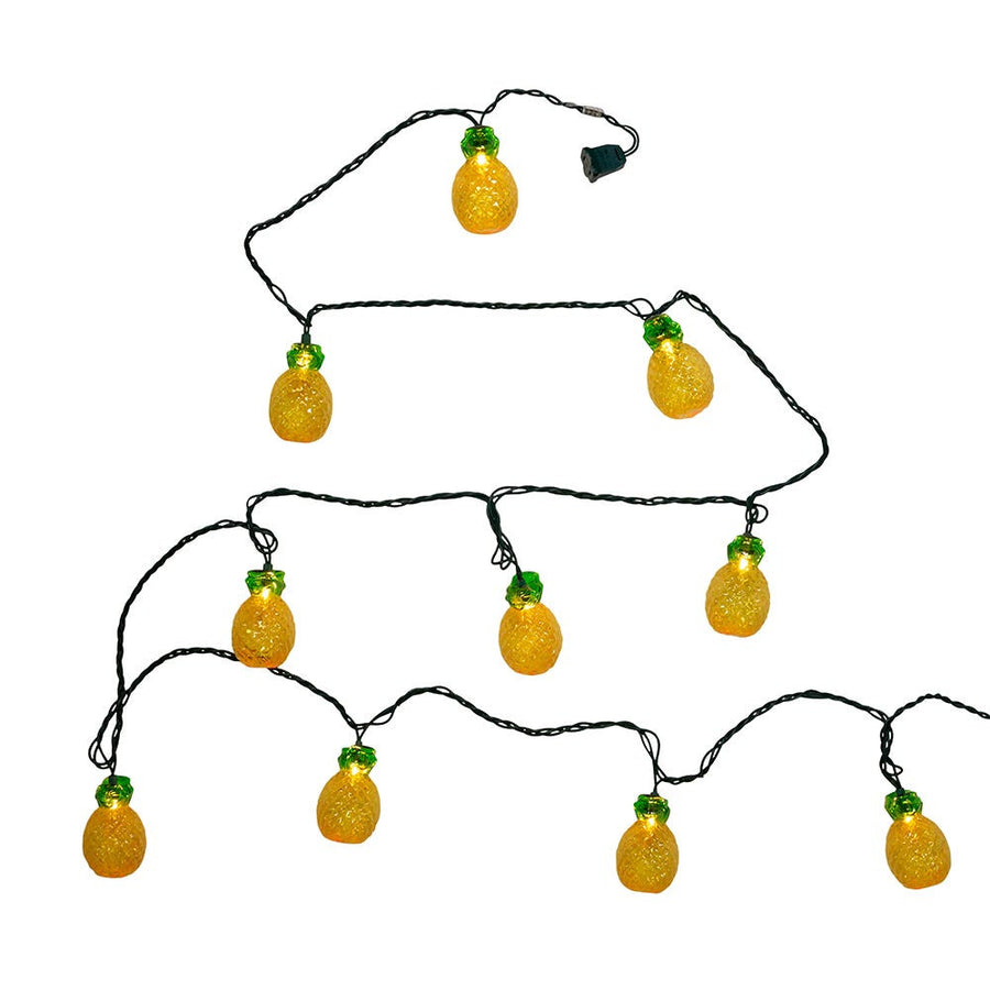 9' UL 10L Glass-Look Pineapple Light Set