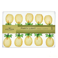 9' UL 10L Glass-Look Pineapple Light Set