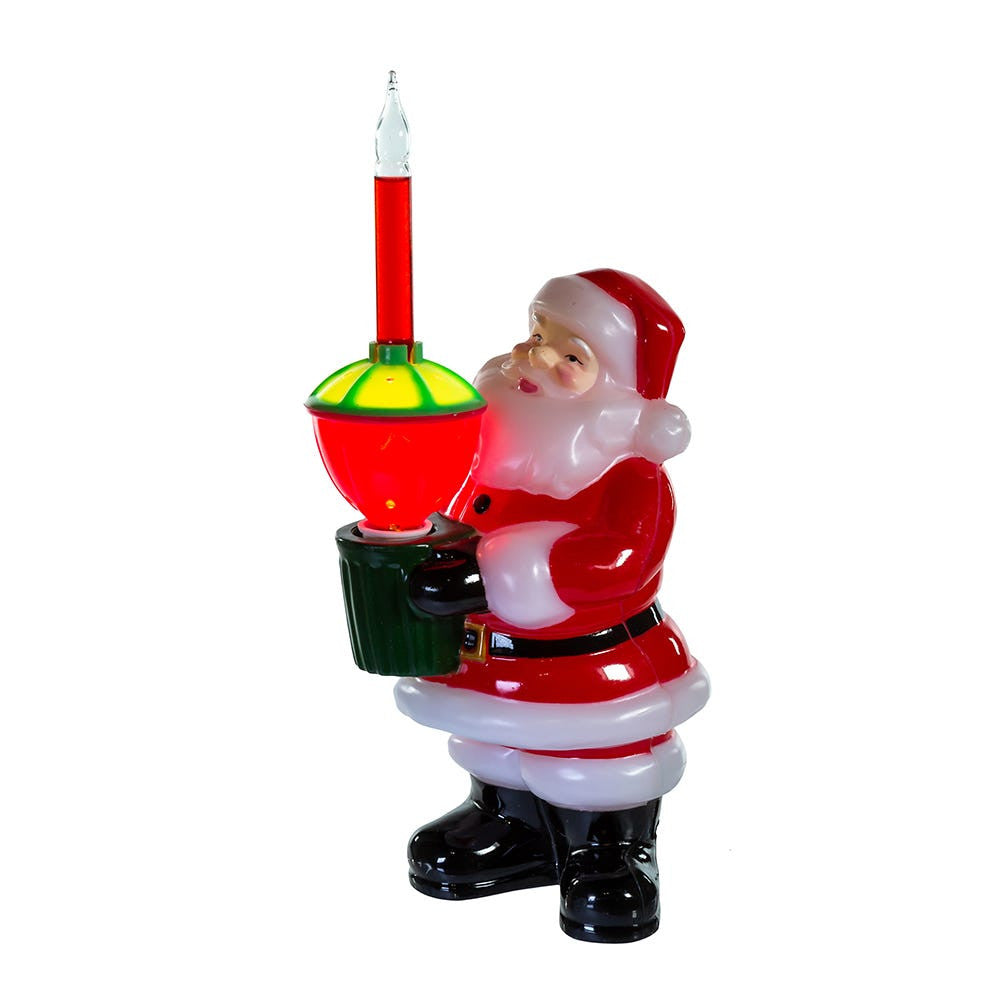 7" Santa Bubble Light Table Piece