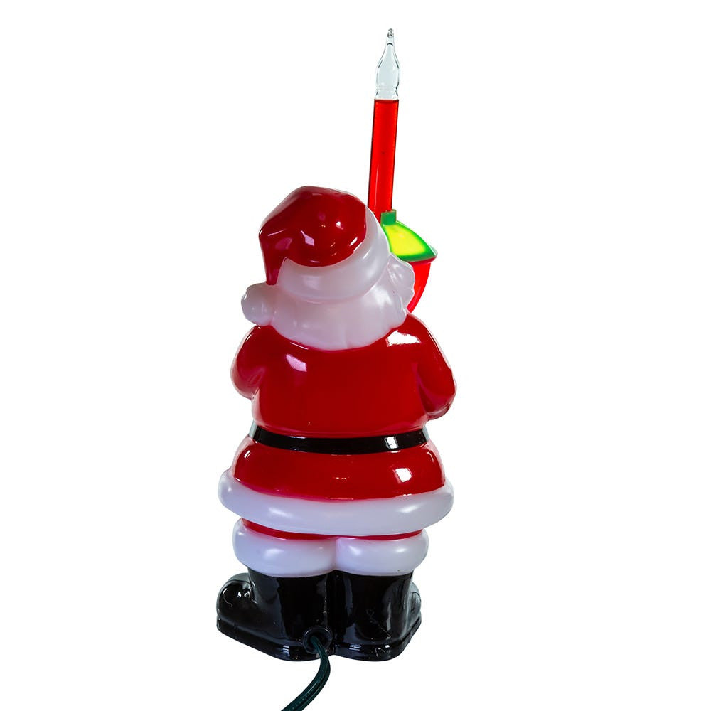7" Santa Bubble Light Table Piece