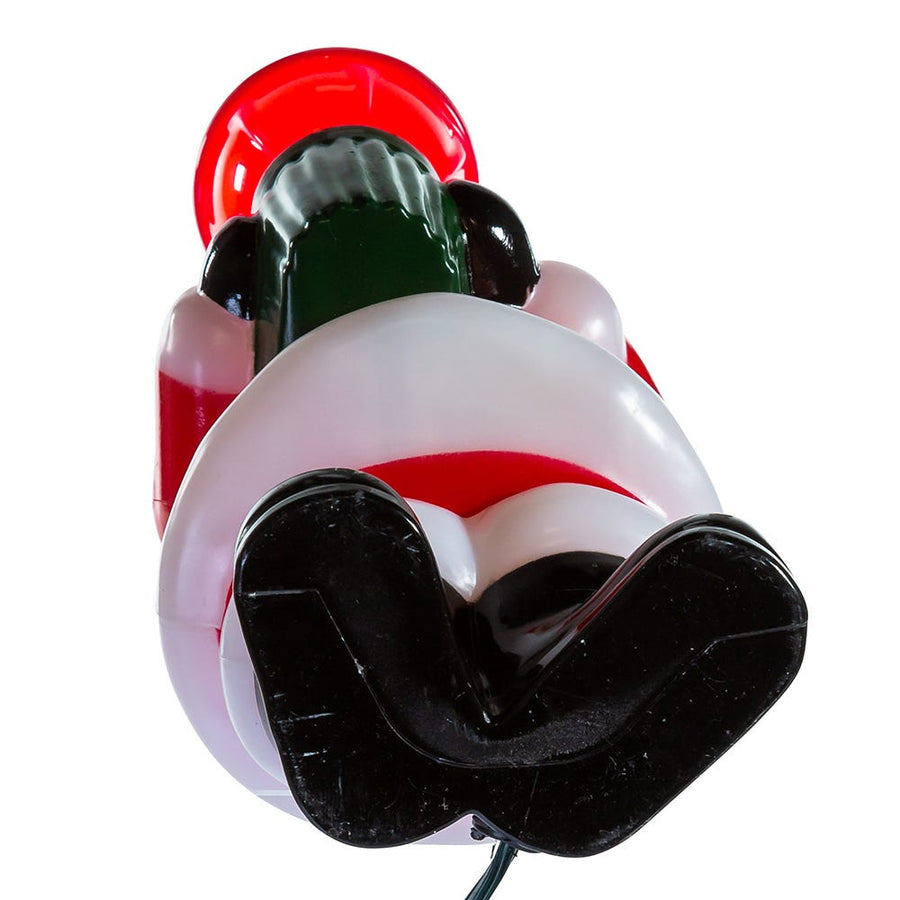 7" Santa Bubble Light Table Piece