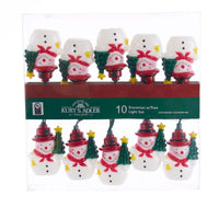 9' UL 10L Snowman With Christmas Tree Light Set