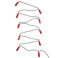 9' UL 10L Red Shotgun Shell Light Set