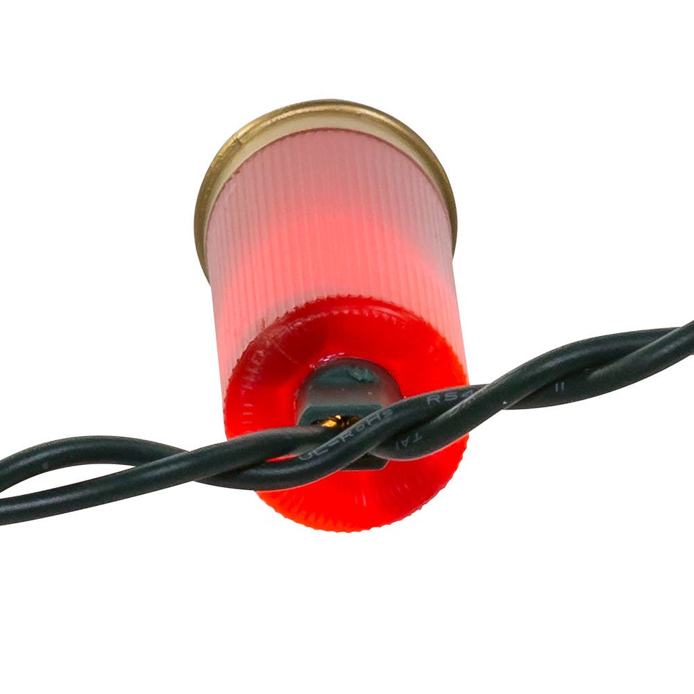 9' UL 10L Red Shotgun Shell Light Set