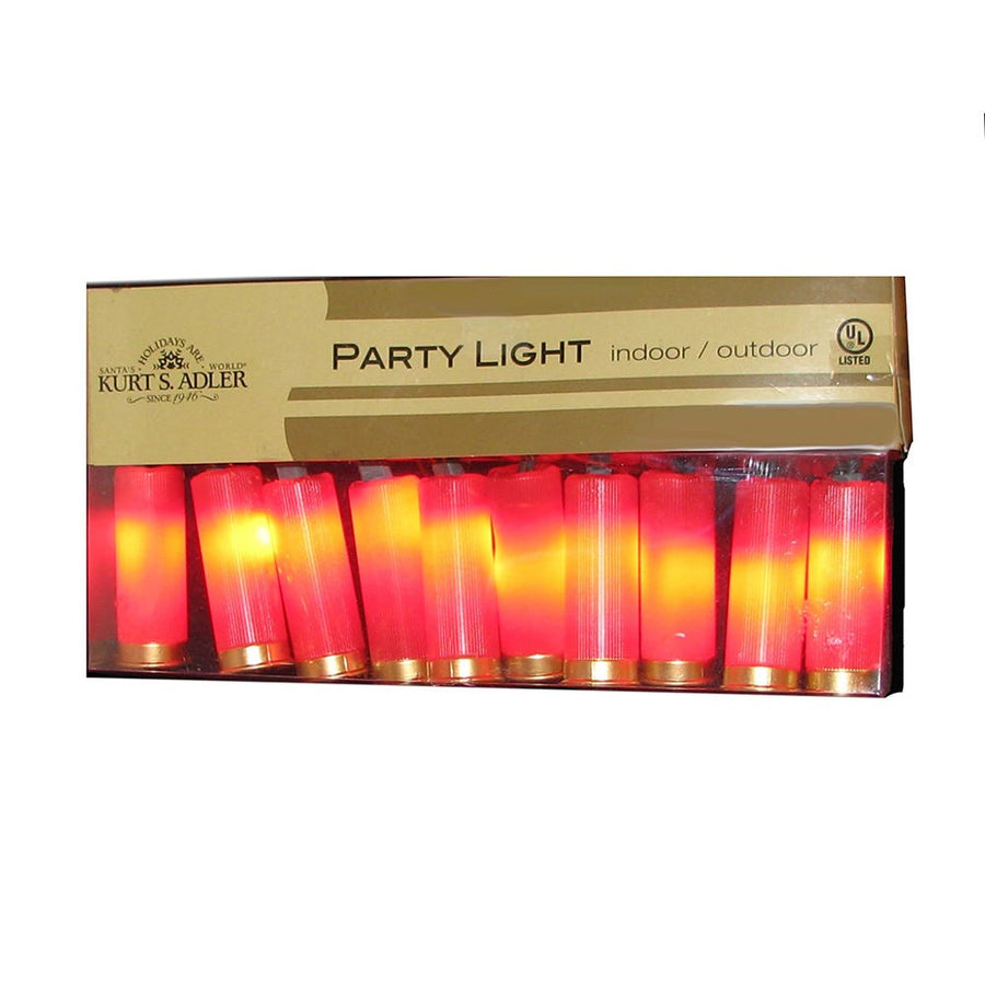 9' UL 10L Red Shotgun Shell Light Set