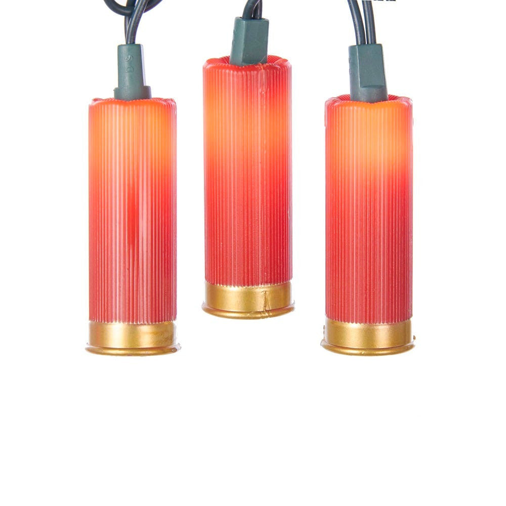 9' UL 10L Red Shotgun Shell Light Set