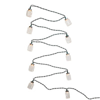 9' UL 10L Clear Mason Jar Light Set
