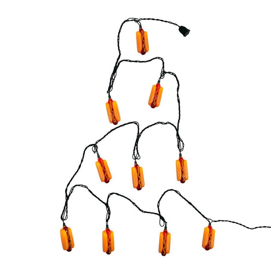 9' UL 10L Hot Dog Light Set With End Connect