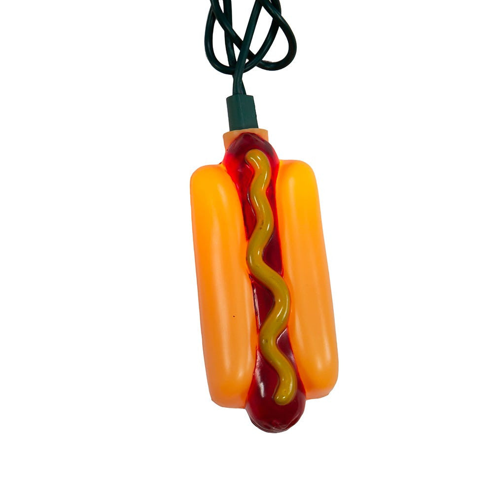 9' UL 10L Hot Dog Light Set With End Connect