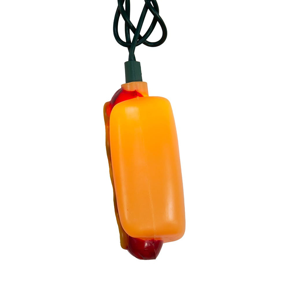 9' UL 10L Hot Dog Light Set With End Connect