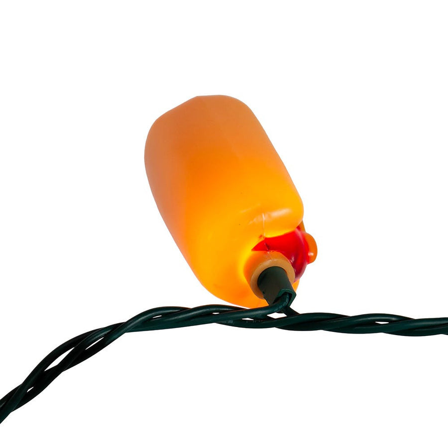 9' UL 10L Hot Dog Light Set With End Connect