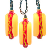9' UL 10L Hot Dog Light Set With End Connect