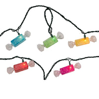 9' UL 10L Multicolored Glitter Candies Light Set With End Connect