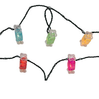 9' UL 10L Multicolored Glitter Candies Light Set With End Connect