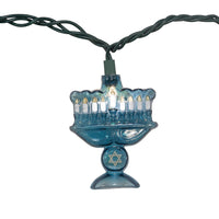 9' UL 10L Menorah Light Set With End Connect