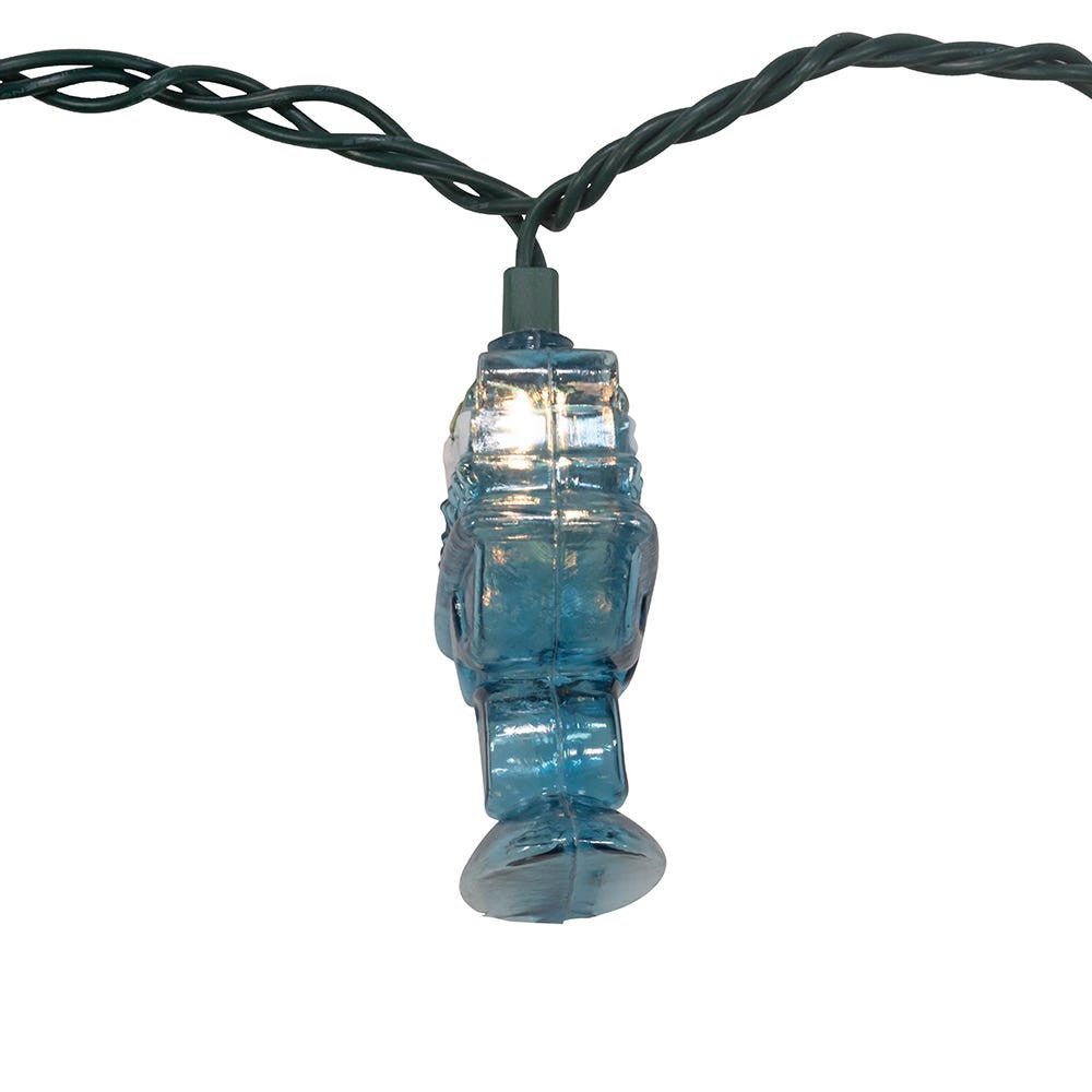 9' UL 10L Menorah Light Set With End Connect