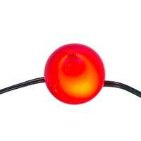 15.5' UL 10-Light Multicolor G45 Teardrop Green Wire Light Set