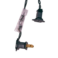 9' UL 10L Shamrock Light Set With Green Wire With End Connect