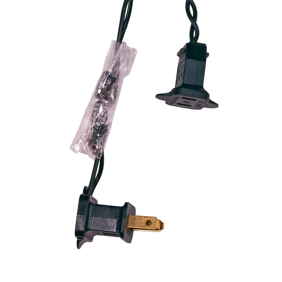 9' UL 10L Shamrock Light Set With Green Wire With End Connect